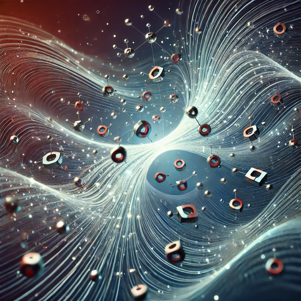 rappresentazione astratta del liquido di spin quantistico