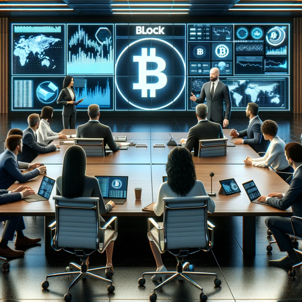 sala riunioni moderna e tecnologicamente avanzata di Block