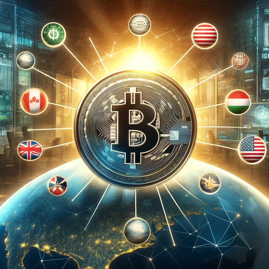 rappresentazione visiva che mostra un globo terrestre con diverse bandiere nazionali