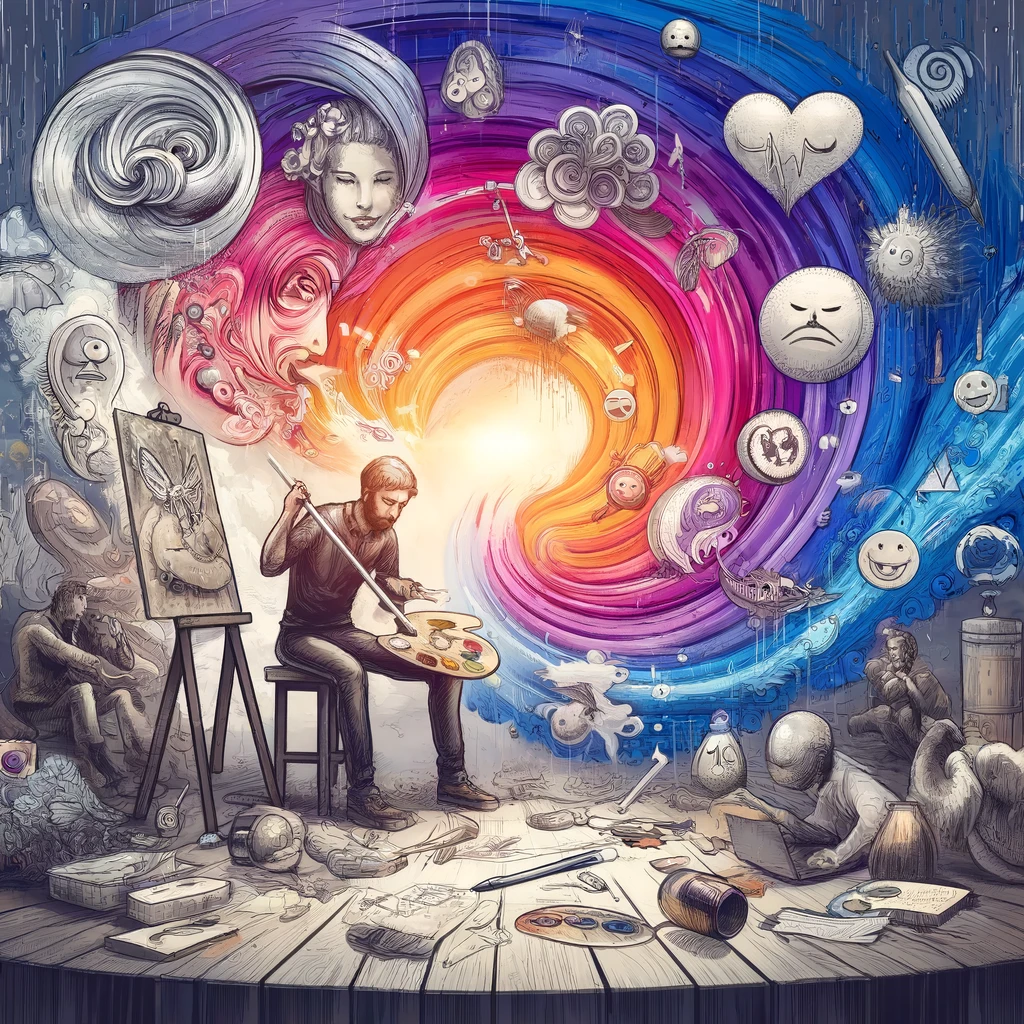 Arte Come Specchio dell'Anima: Esplorare le Emozioni Attraverso la Creatività

