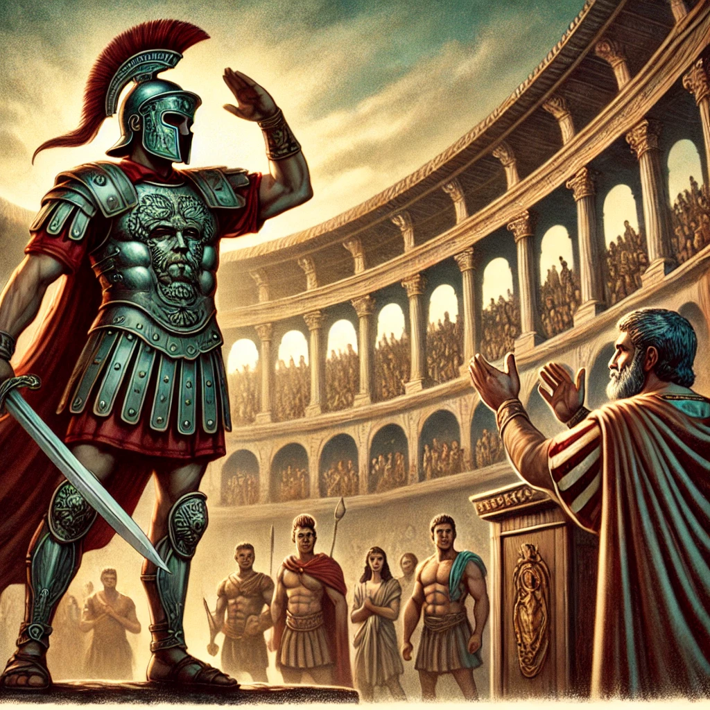 Addio, Cesare, quelli che stanno per morire ti salutano.
