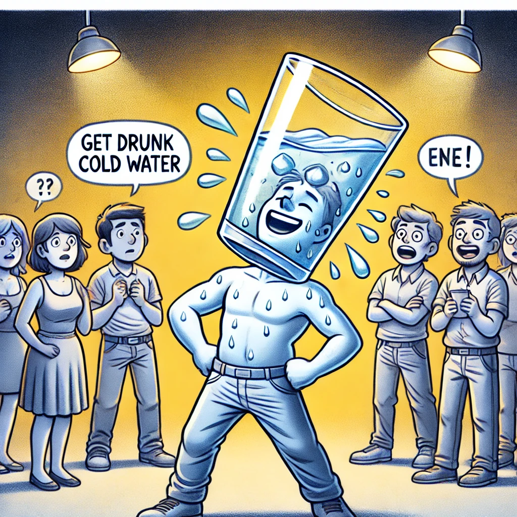 Te îmbeţi cu apă rece (Ti ubriachi con acqua fredda).