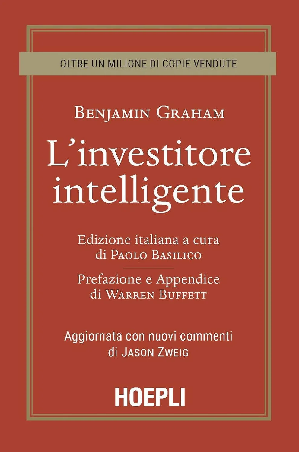 Copertina: L'investitore intelligente. Aggiornata con i nuovi commenti di Jason Zweig