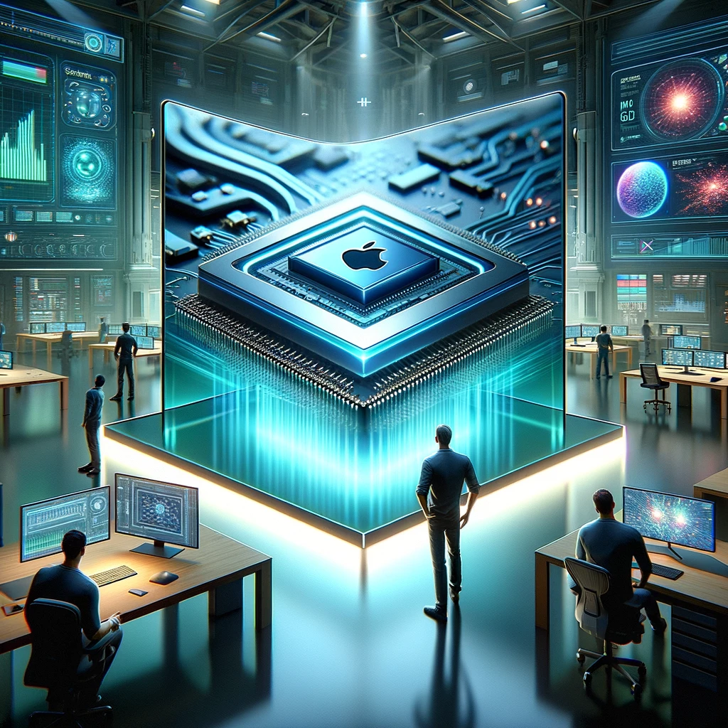 laboratorio tecnologico futuristico di Apple