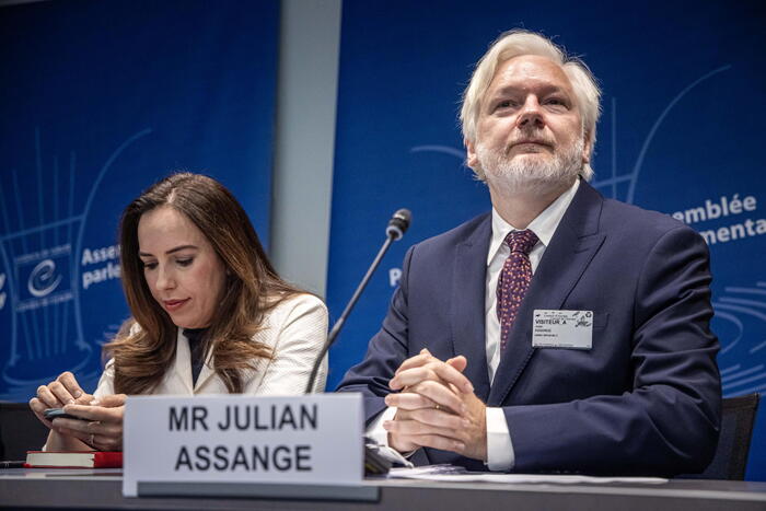  Julian Assange al Consiglio d 'Europa 