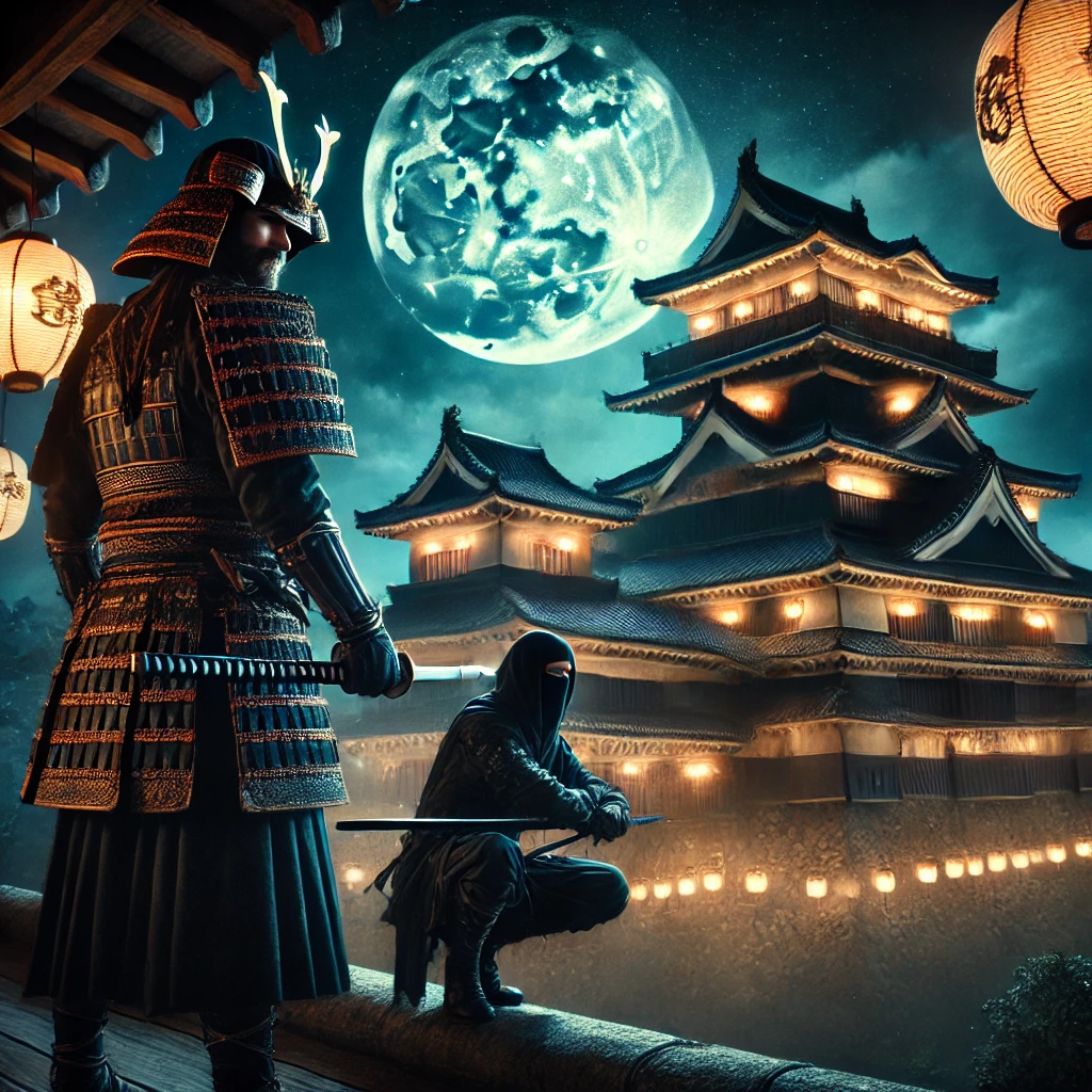 Un samurai e una shinobi