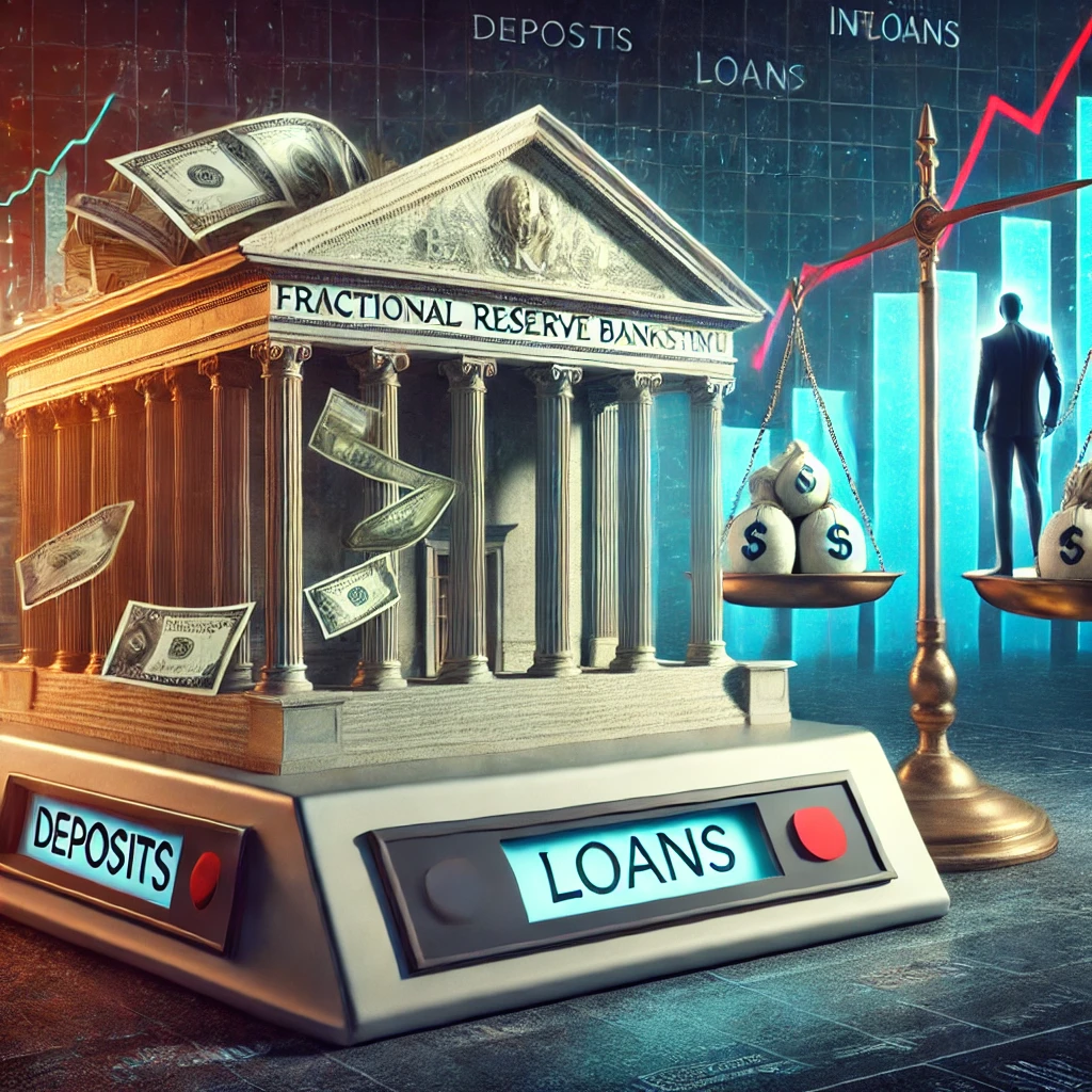 Il Sistema Bancario a Riserva Frazionaria: Creazione di Denaro e Rischi di Instabilità