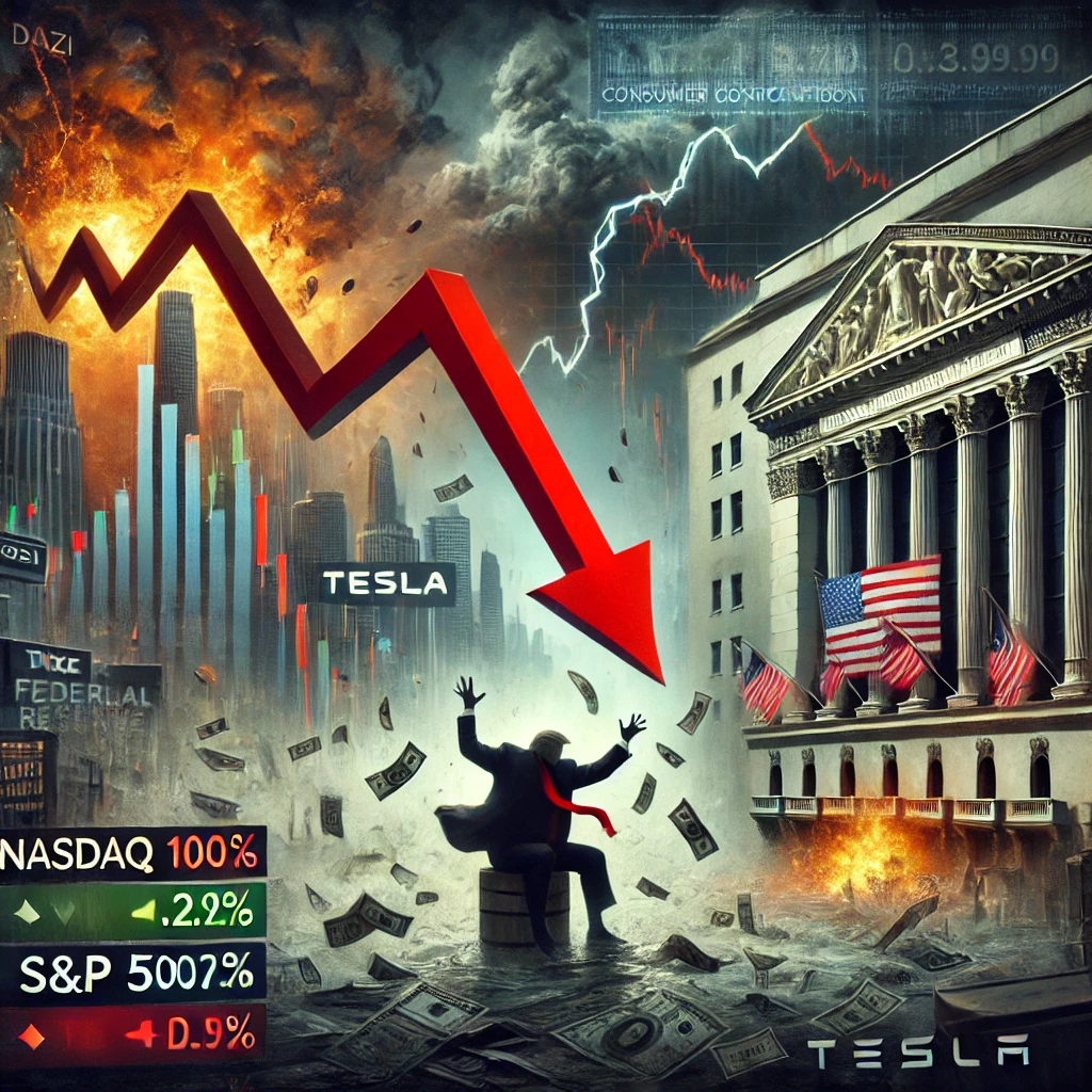 Crisi del Nasdaq: Il Crollo delle Big Tech tra Dazi e Incertezza Economica