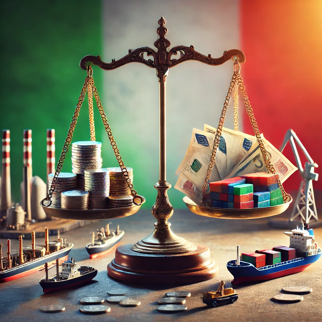 bilanciere in equilibrio