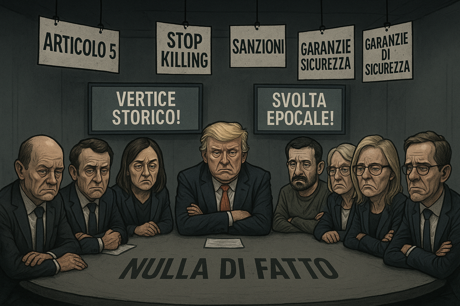 Tavolo di leader mondiali