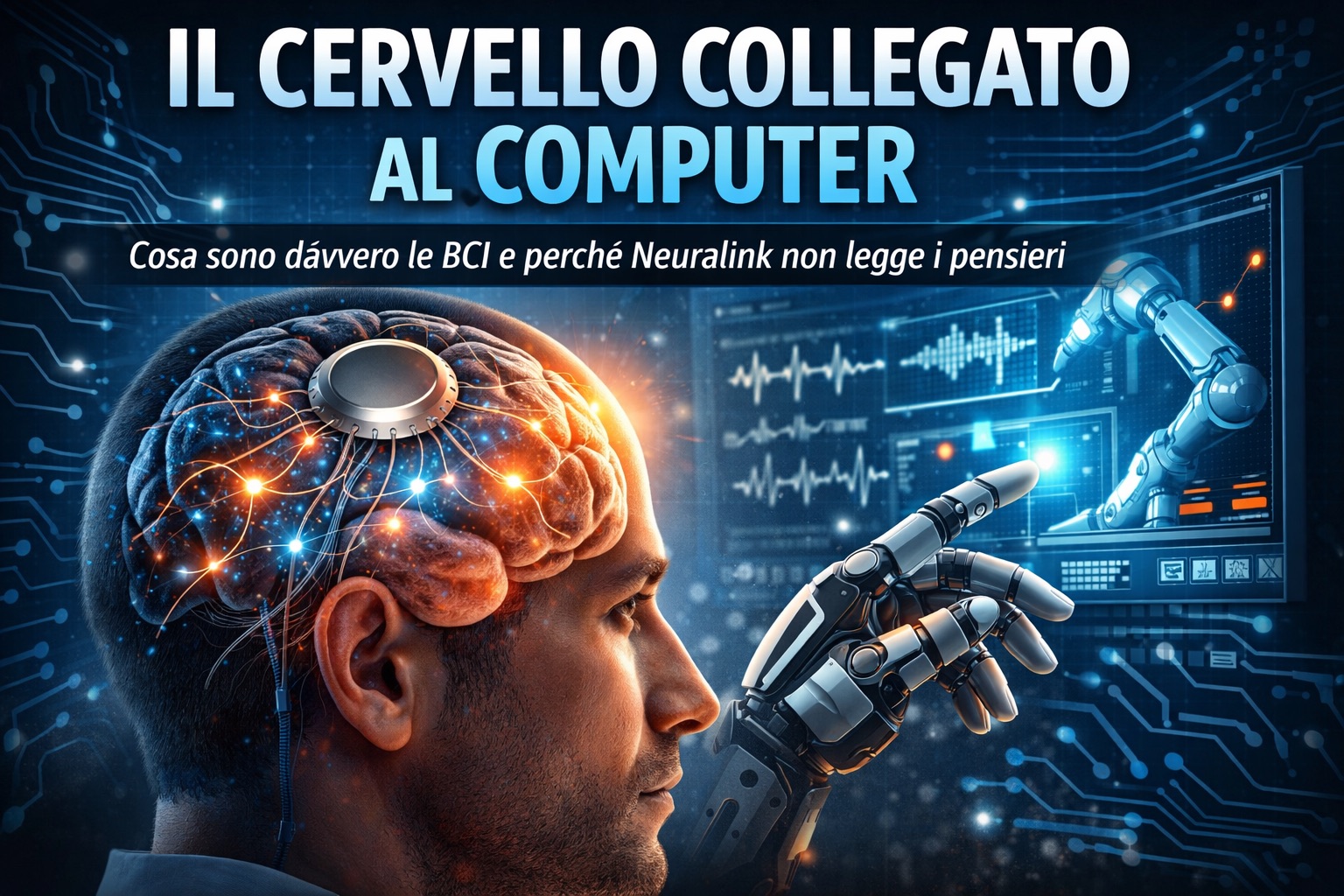 Un profilo umano visto di lato