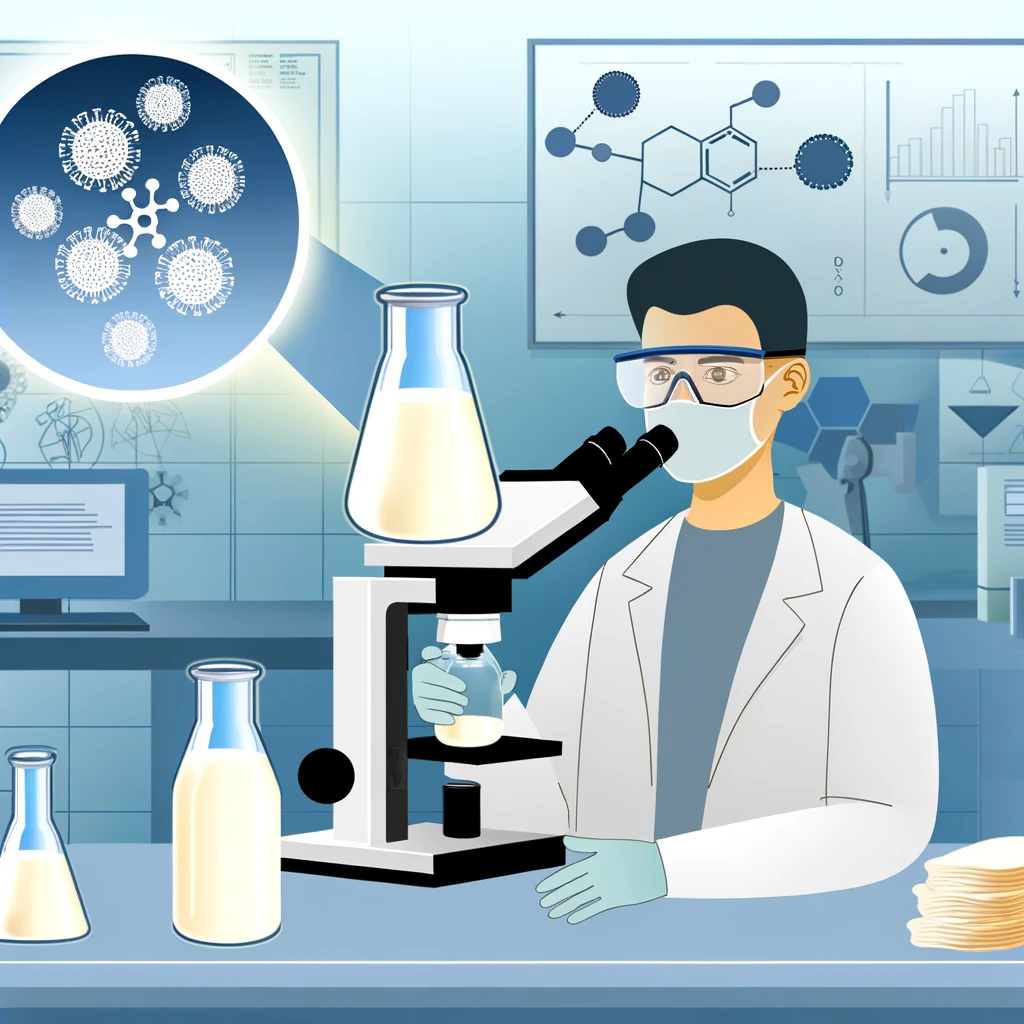 scienziato in un laboratorio