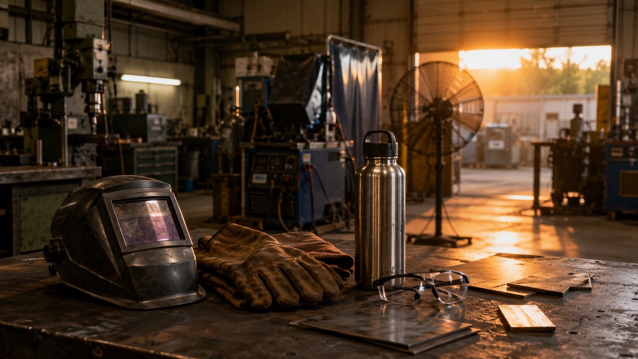 Caldo estremo nei metalmeccanici: quando può scattare la Cassa Integrazione, perché conta la temperatura percepita e quali misure servono per tutelare saldatori e lavoratori in fabbrica.