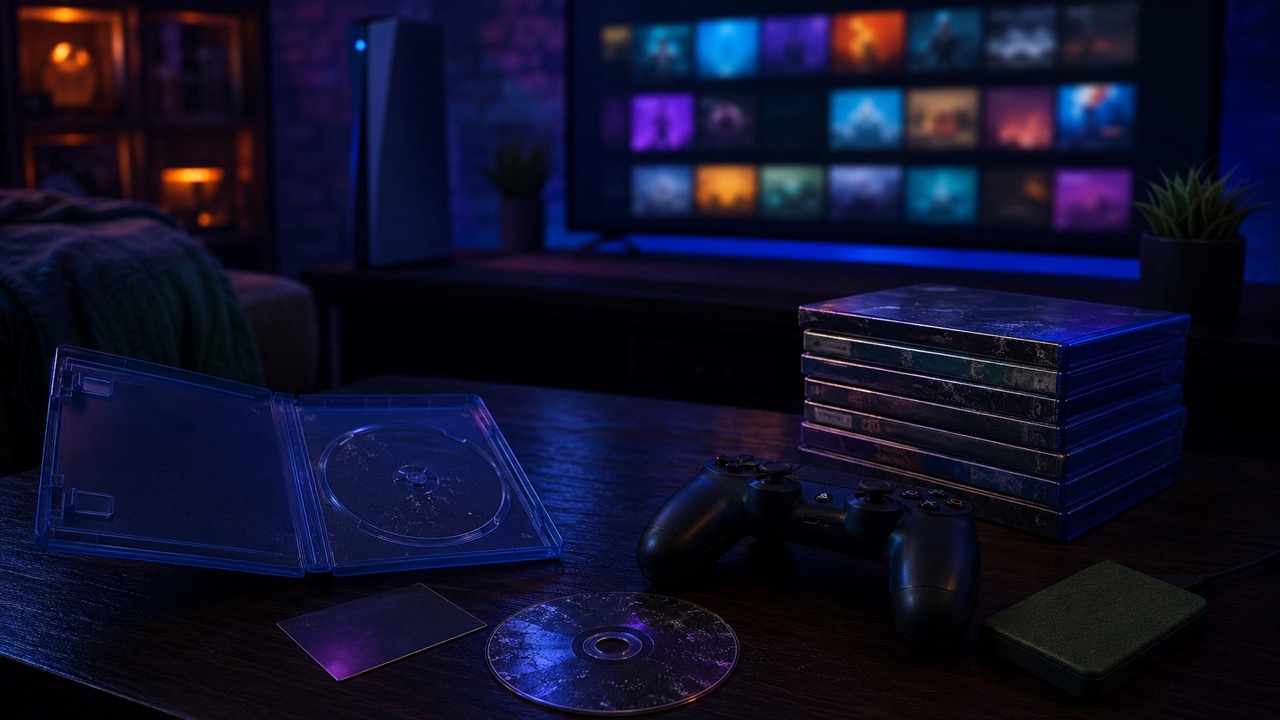 Il disco fisico sta scomparendo dal gaming. Tra PlayStation, GTA 6, licenze digitali e preservazione, cambia il rapporto tra acquisto, possesso e memoria dei videogiochi.